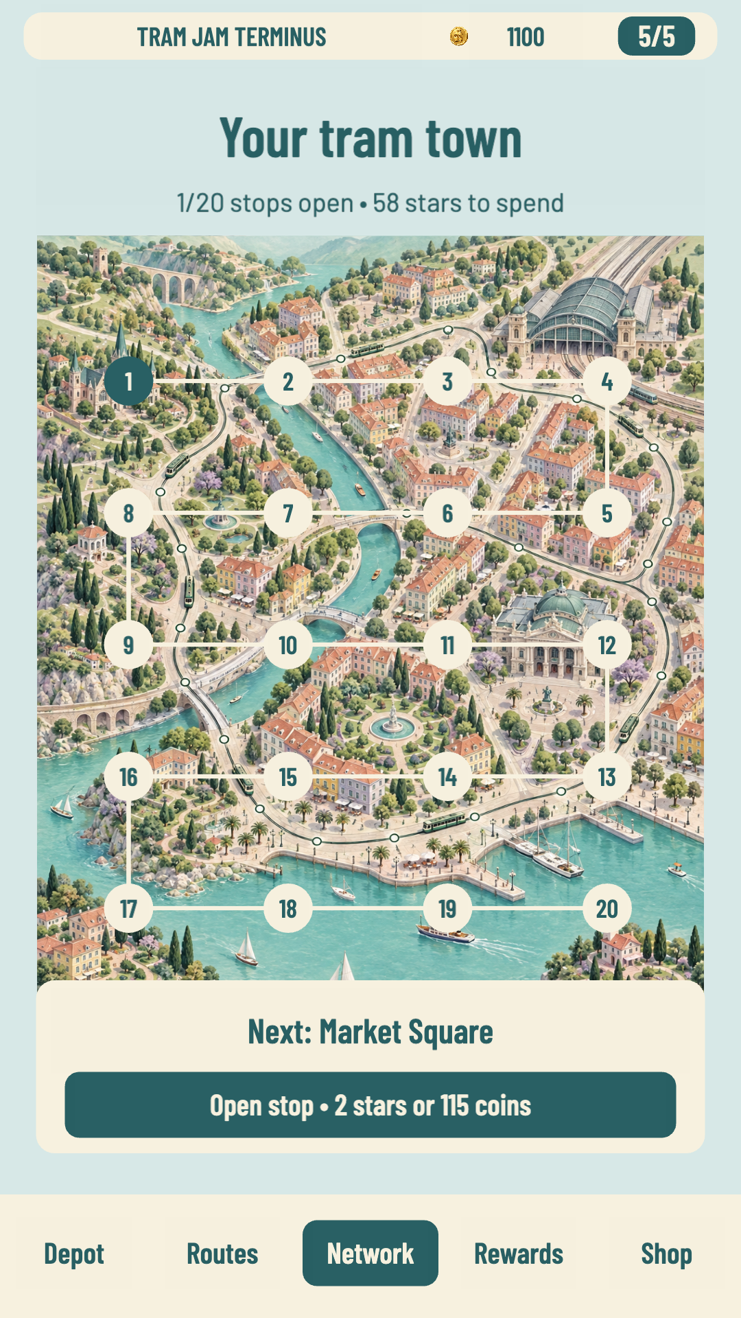 Tram Jam Terminus gameplay screenshot 3